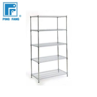 Wholesale commercial stainless steel pipe kitchen shelf kitchen storage rack