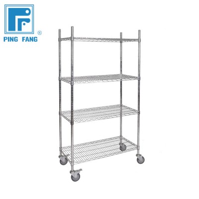 High duty Metal chrome wire shelf