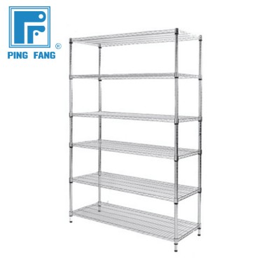 Wholesale metal store convenience store shelving racks wire supermarket kitchen rack industrial shelving commodity shelf