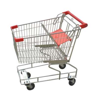 60L Galvanization shopping cart new type sell well supermarket trolley