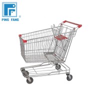 High Quality Asian Style Supermarket  Shopping Trolley Cart